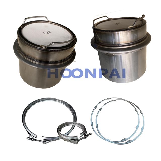 Euro6 DPF Catalytic Converter for VOLVO Engine Parts Exhaust System OEM:23386578,23264525,23172193 Clamp&Gasket Kit 7421664906,23260891