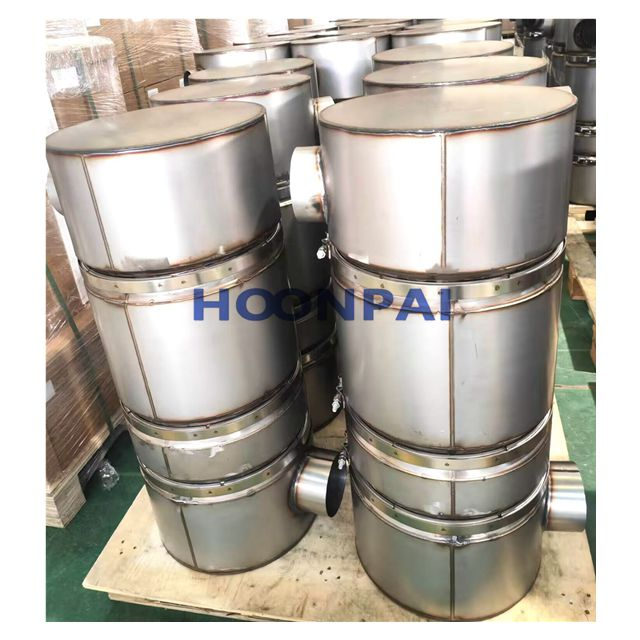 Euro6 Metal DOC Substrate Honeycomb Filter Catalytic Converter for Exhaust System