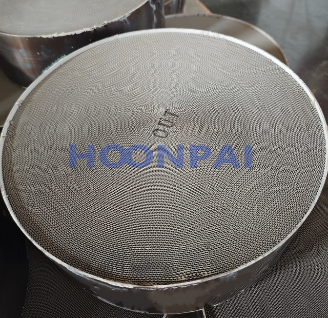 EuroV Metallic POC Filter/diesel Particulate Filter and Metal Honeycomb Catalyst for Truck Parts Exhaust System