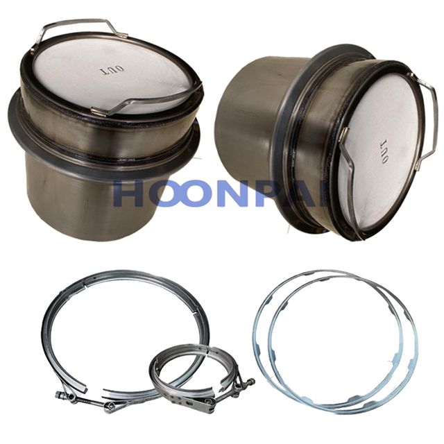 Euro6 DPF Catalytic Converter for VOLVO Engine Parts Exhaust System OEM:23386578,23264525,23172193 Clamp&Gasket Kit 7421664906,23260891