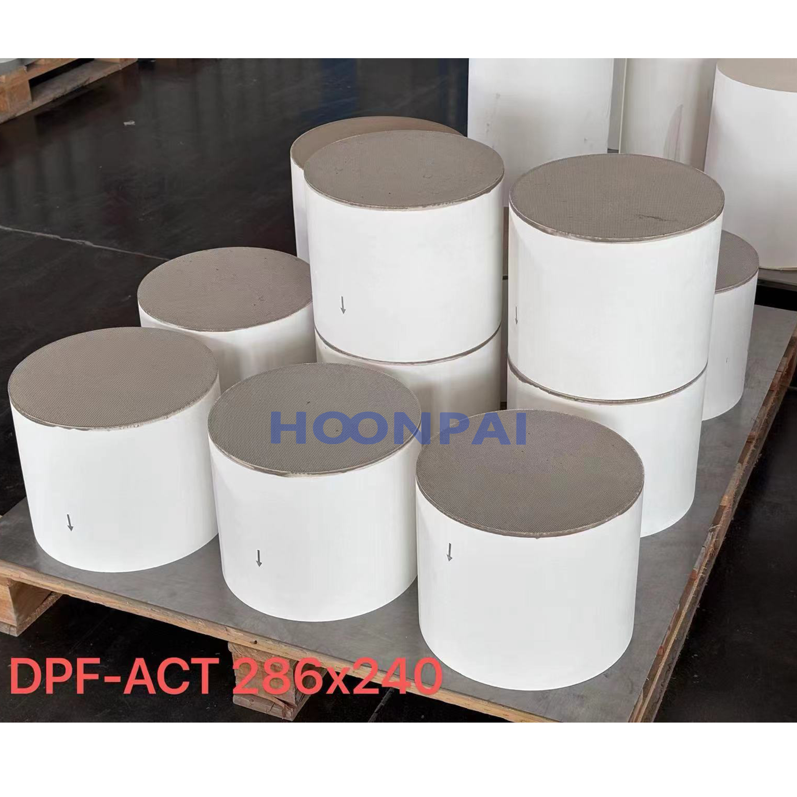 Euro 6 Diesel Particulate Filter Catalytic Converters Ceramic Substrate Catalyst Carrier DPF Catalyst 