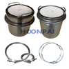 Euro6 DPF Catalytic Converter for VOLVO Engine Parts Exhaust System OEM:23386578,23264525,23172193 Clamp&Gasket Kit 7421664906,23260891