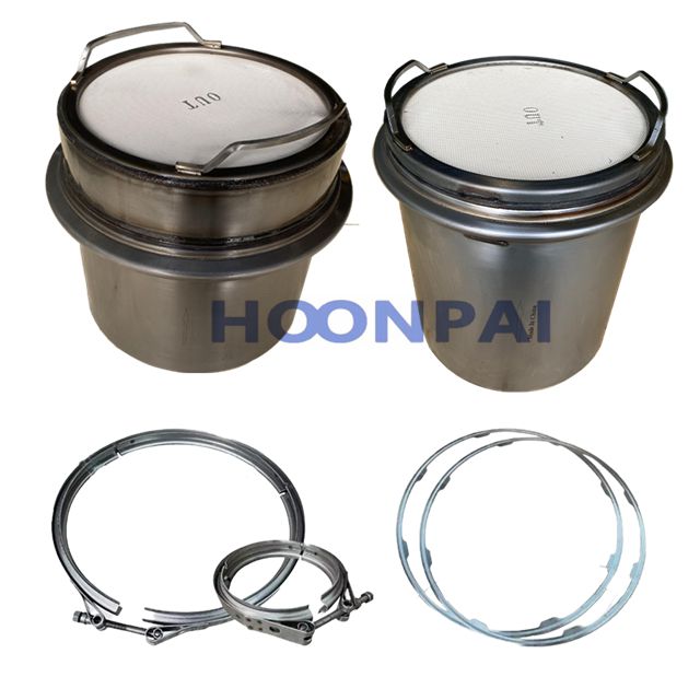 Euro6 DPF Catalytic Converter for VOLVO Engine Parts Exhaust System OEM:23386578,23264525,23172193 Clamp&Gasket Kit 7421664906,23260891