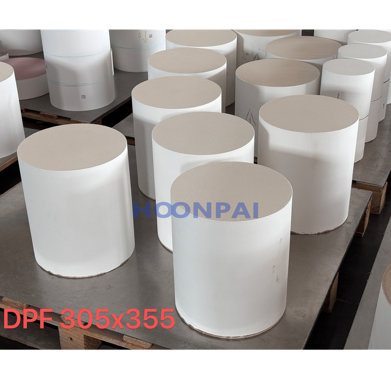 Auto Parts Exhaust Pipe DPF Diesel Particulate Filter Catalytic Converters Ceramic Carrier for Truck Exhaust System 