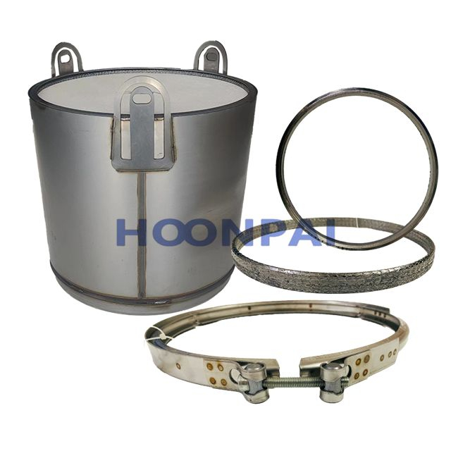 Euro6 DPF Catalytic Converter for DAF Engine Parts Exhaust System OEM:2137441, 2137441R, 2326073 Clamp&Gasket Kit 41927181