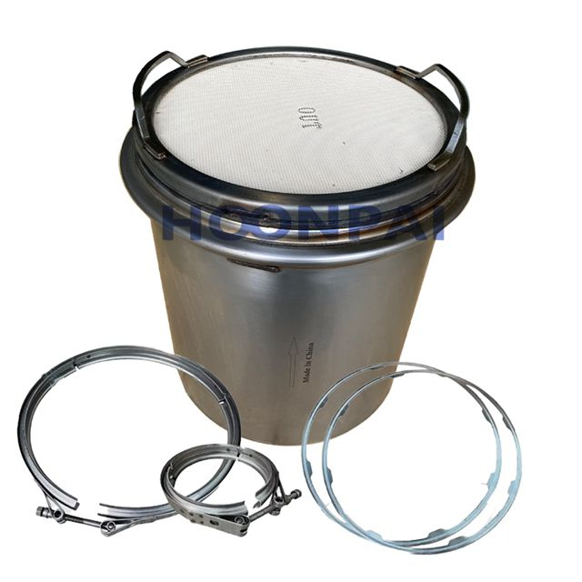Hoonpai DP-VL3604 DP-VL3606 Euro6 DPF Catalytic Converter for SCANIA Engine Parts Exhaust System OEM:7421716419, 7421716417 Clamp&Gasket Kit 21445539, 22778070