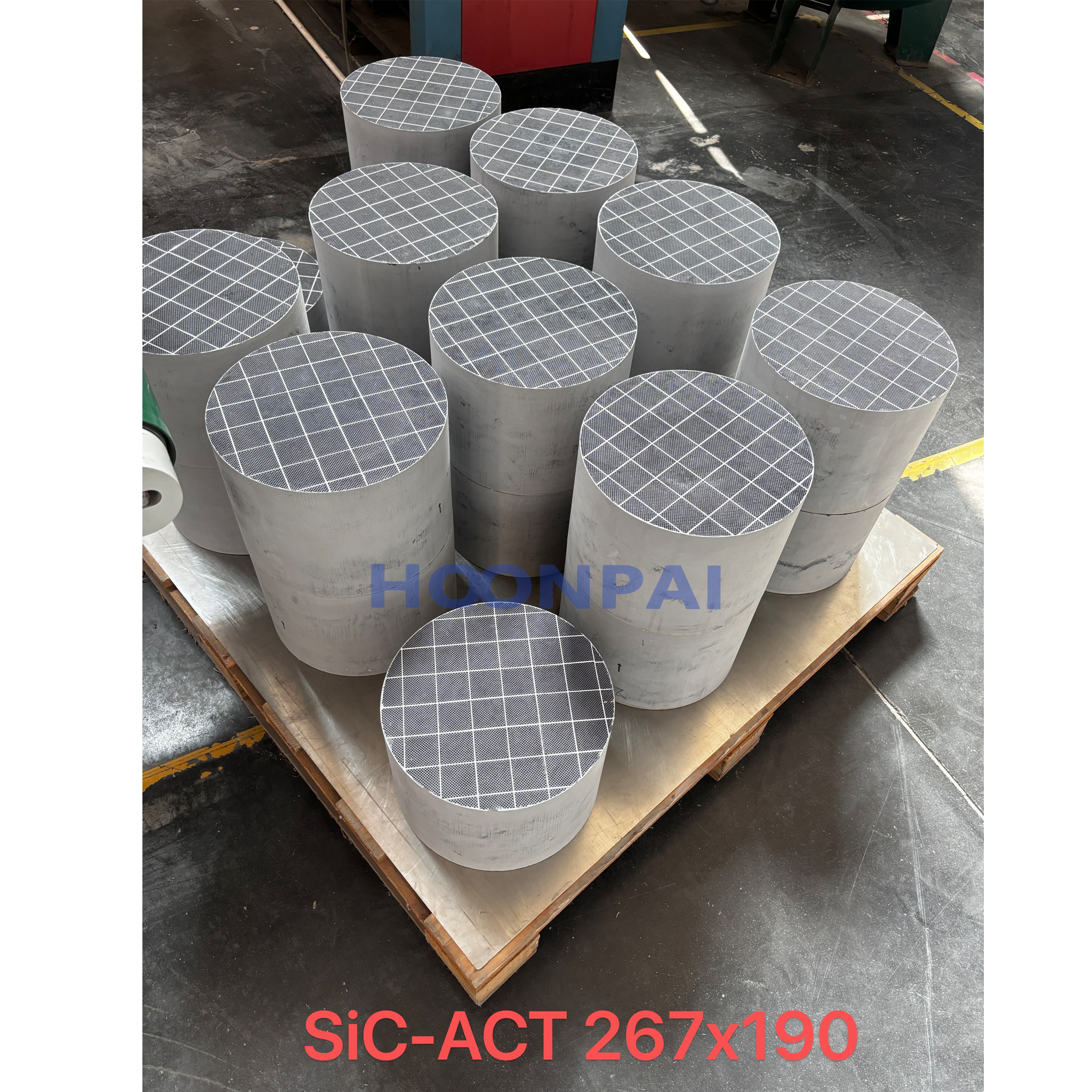 Cordierite DPF Filter Substrate Catalytic Converters for Euro 6/China VI Diesel Engines