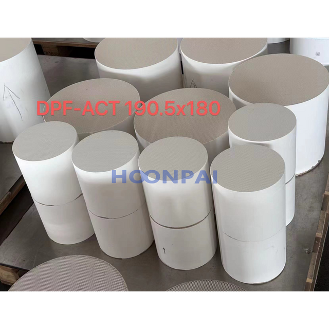 Cordierite DPF Filter Substrate Catalytic Converters for Euro 6/China VI Diesel Engines