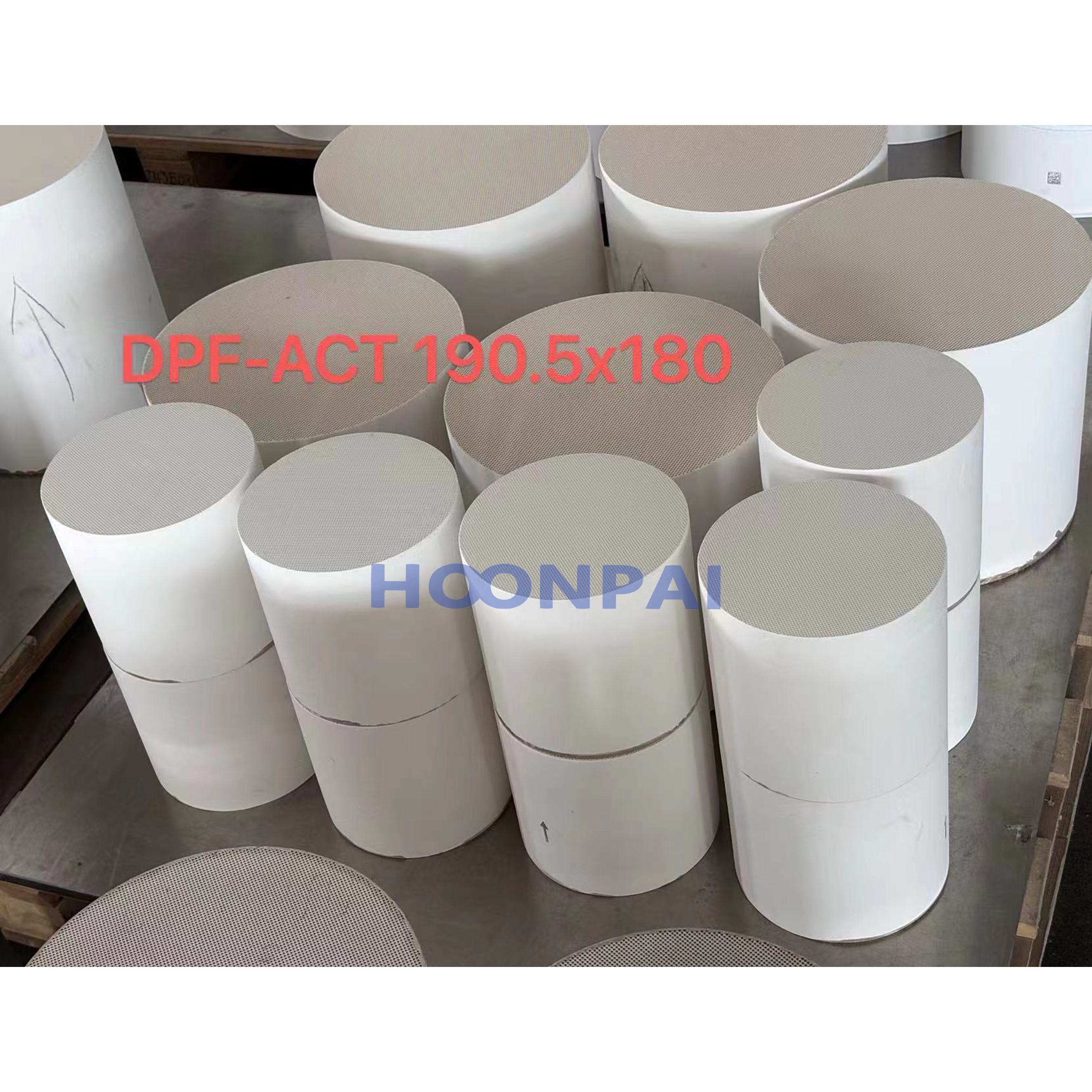 Cordierite DPF Filter Substrate Catalytic Converters for Euro 6/China VI Diesel Engines