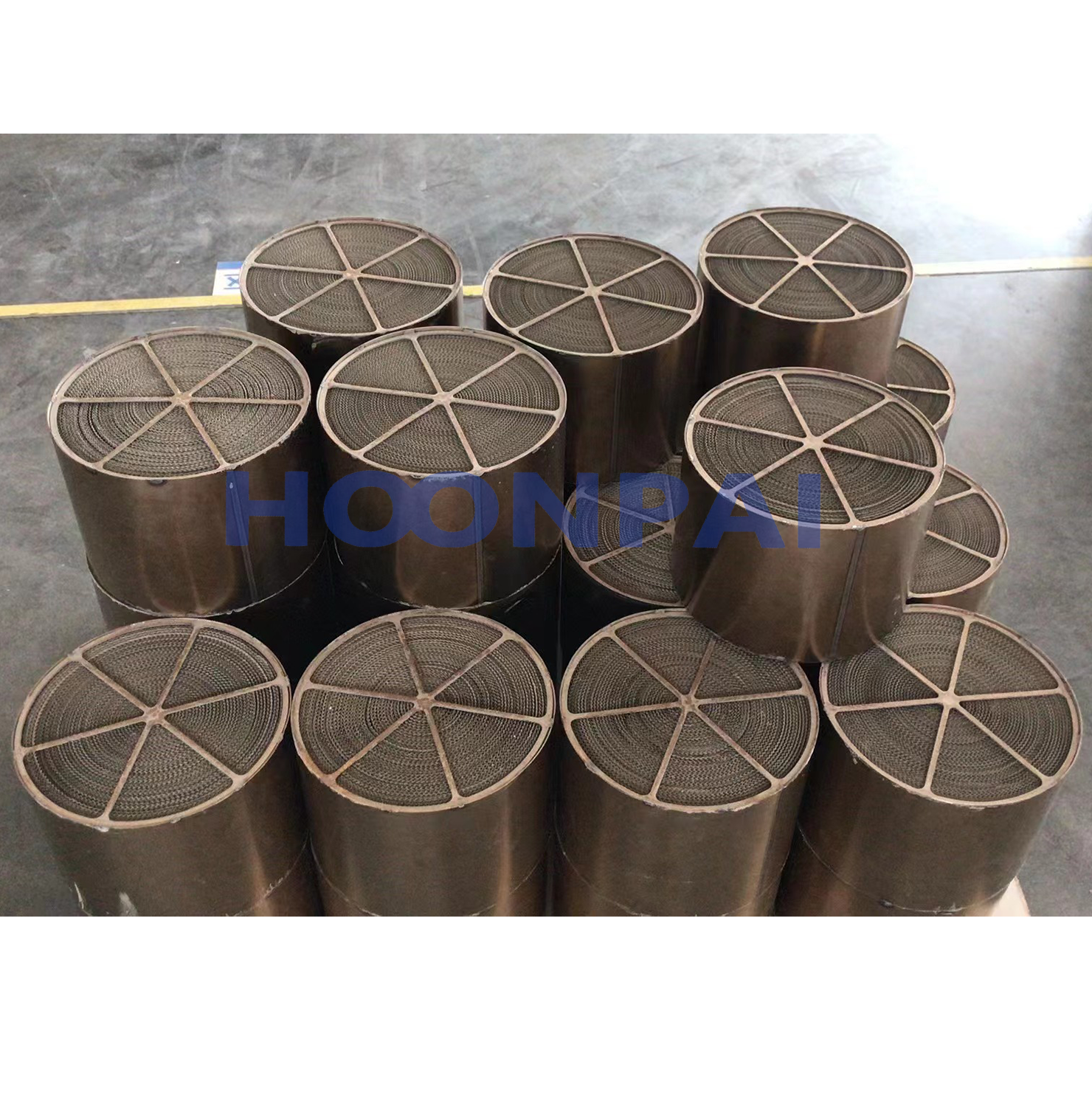 Industrial Exhaust System Ceramic Catalyst Diesel Engine Generator Exhaust POC DOC Filter 