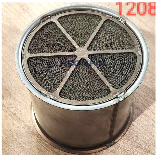 Auto Parts Custom Dpf System Exhaust Filter Muffler Ceramic Honeycomb Catalytic Converter Diesel Particulate Filter
