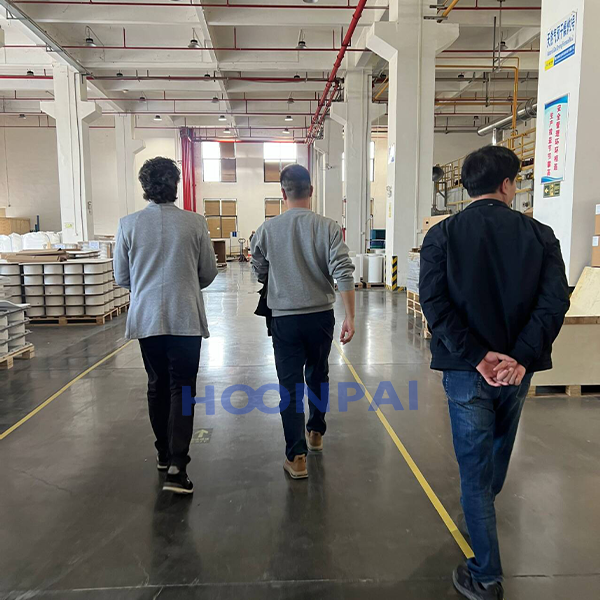 clients visit factory