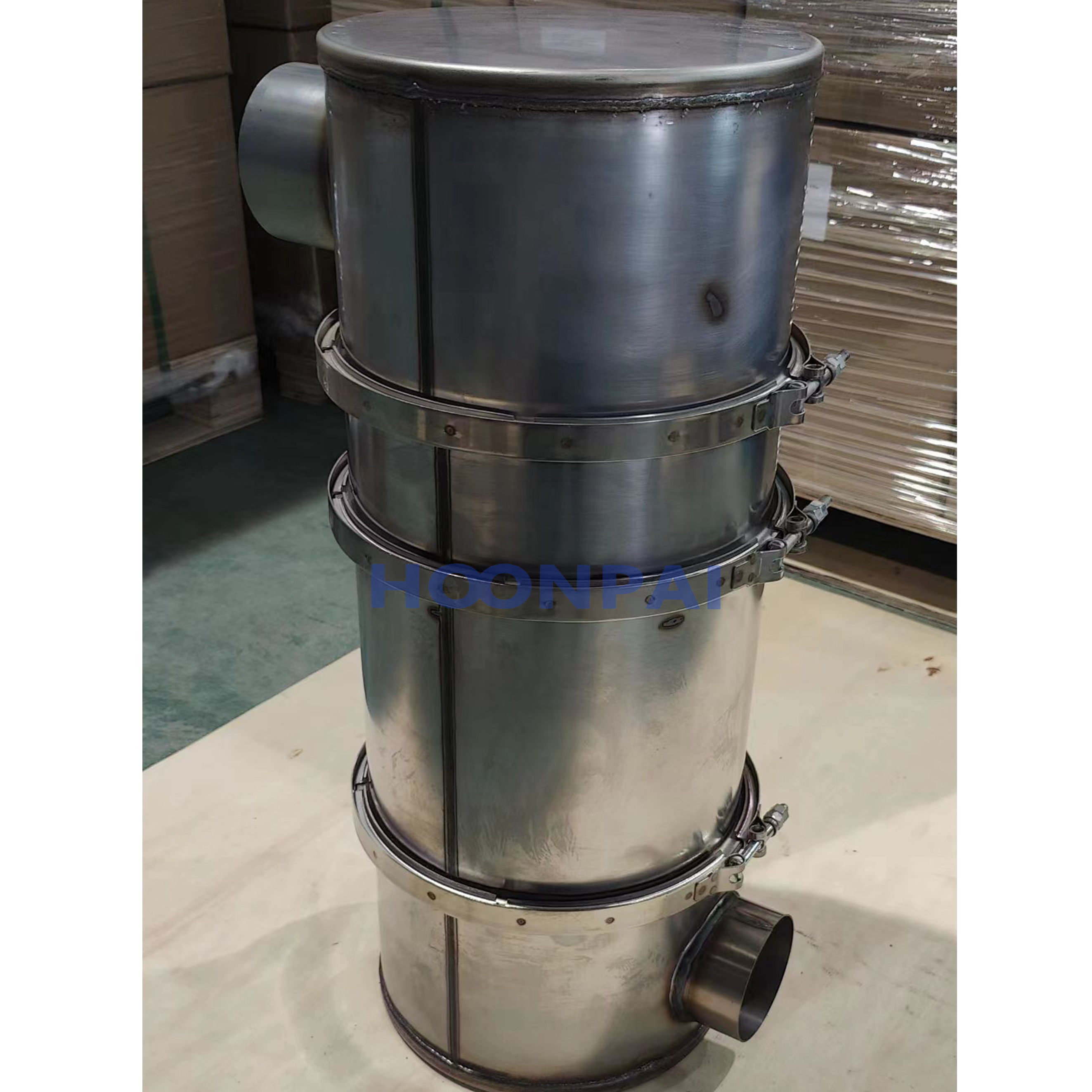 Auto Parts Euro VI DPF Catalytic Converter and Diesel Particulate Filter for Purification Exhaust System