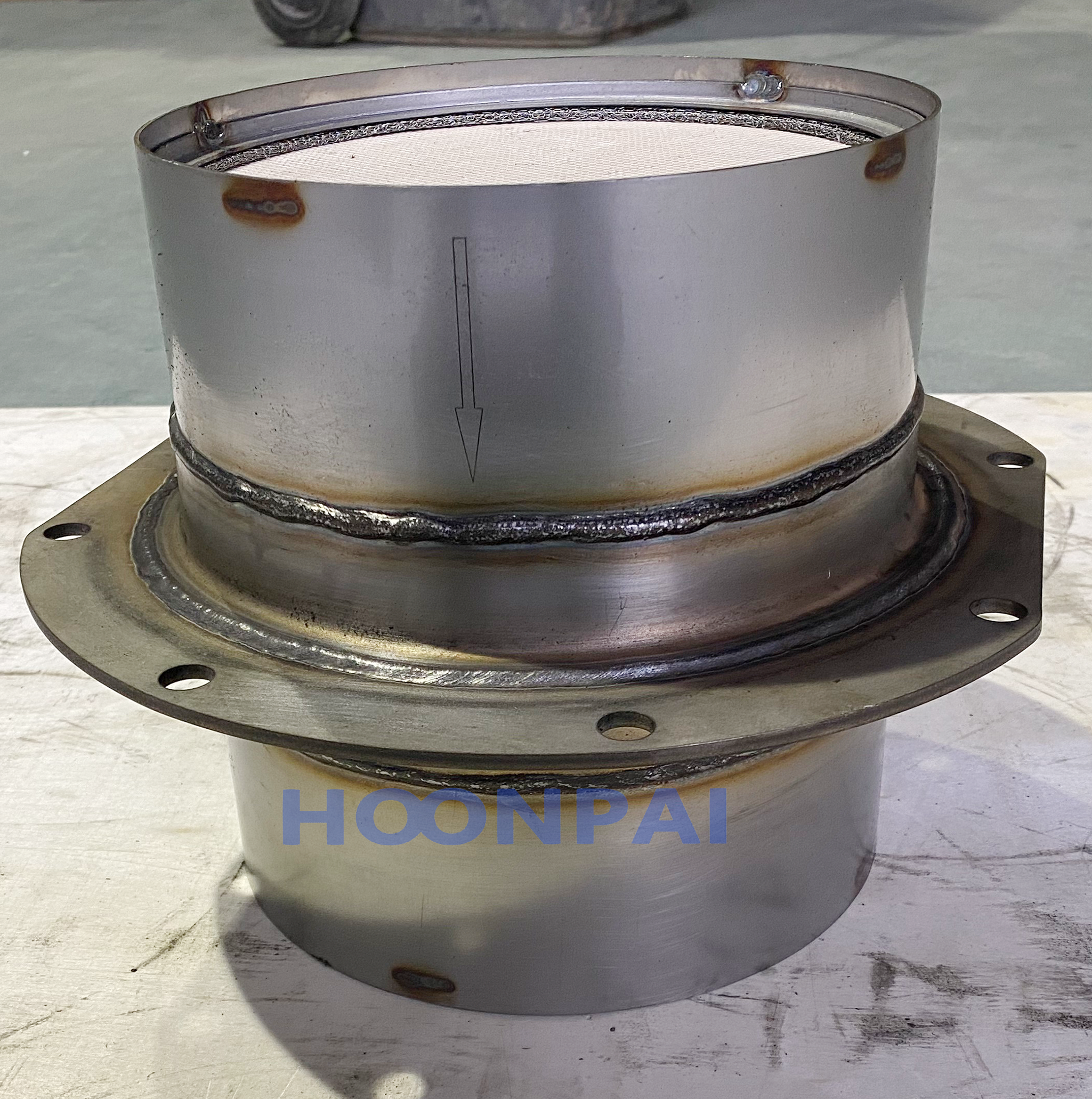 Heavy Duty Exhaust Control Ceramic Substrate Catalytic Converter DPF Diesel Particulate Filter for Industrial Diesel Engine Exhaust