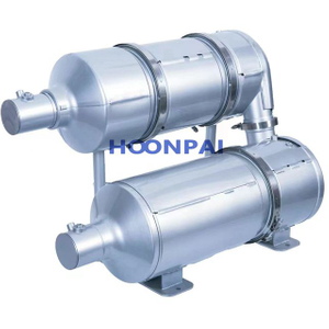 High Performance Exhaust Dpf+DOC Filter Catalytic Converter for Diesel Engine Generator Set