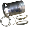 Hoonpai DP-DA2947 Euro6 DPF Catalytic Converter for DAF Engine Parts Exhaust System OEM: 2326074, 2144435, 2192100 Clamp&Gasket Kit 2325404 2325403