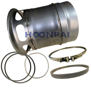 Hoonpai DP-DA2947 Euro6 DPF Catalytic Converter for DAF Engine Parts Exhaust System OEM: 2326074, 2144435, 2192100 Clamp&Gasket Kit 2325404 2325403