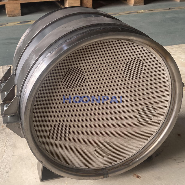 Auto Parts Custom Dpf System Exhaust Filter Muffler Ceramic Honeycomb Catalytic Converter Diesel Particulate Filter