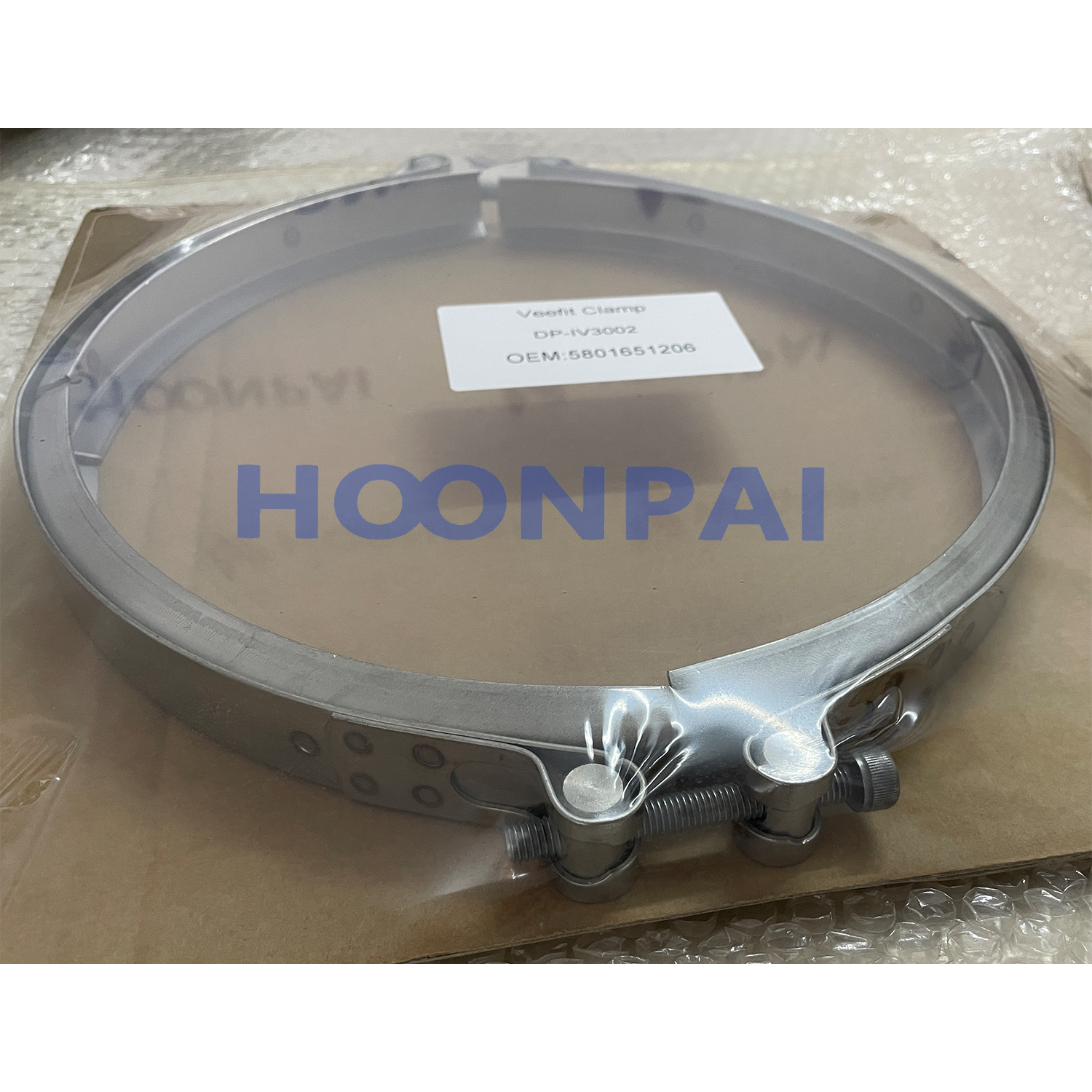 Iveco DPF V Band Clamp 5801651206 - High-Quality Exhaust System Clamp for Iveco DPF/DOC/SCR