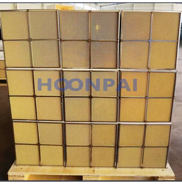 Euro6 Square Shape Industrial SCR Catalyst/Catalytic Converters for Industrial Waste Gas