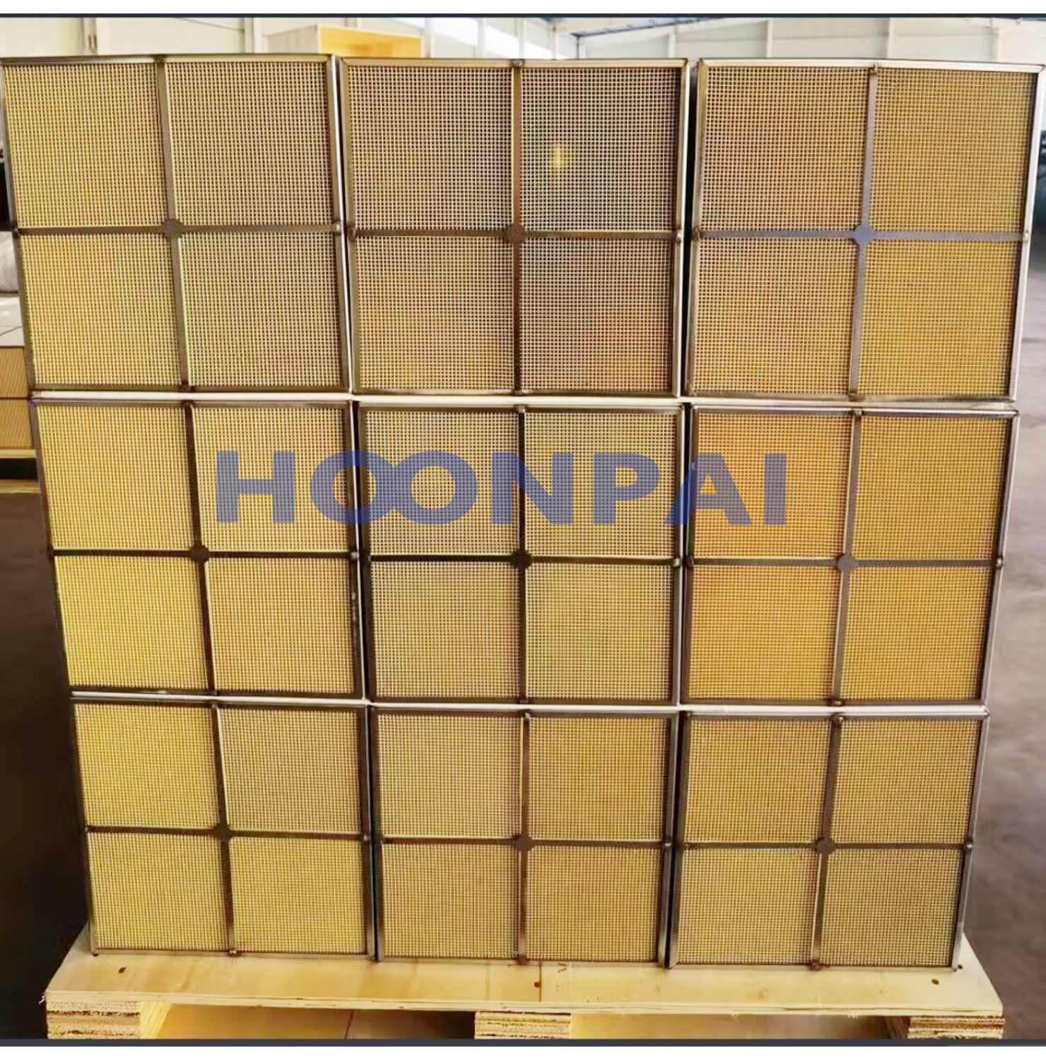 Euro6 Square Shape Industrial SCR Catalyst/Catalytic Converters for Industrial Waste Gas