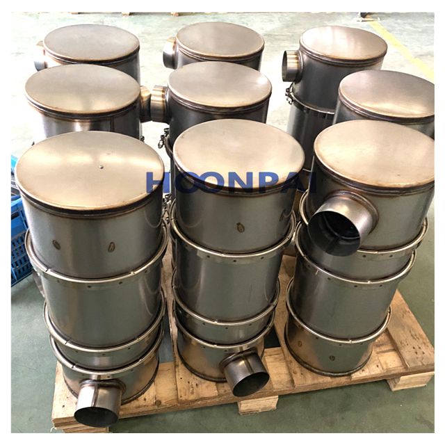 Euro6 Metal DOC Substrate Honeycomb Filter Catalytic Converter for Exhaust System