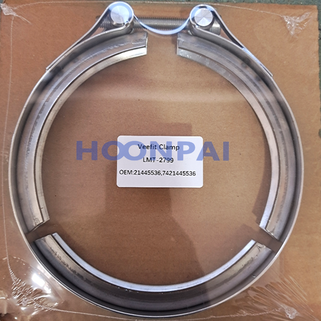 Auto Engine Catalytic Converter DPF Gaskets & Clamp Kit Replacement (Volvo 21445536 ,7421445536)