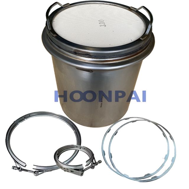 Hoonpai DP-VL3604 DP-VL3606 Euro6 DPF Catalytic Converter for SCANIA Engine Parts Exhaust System OEM:7421716419, 7421716417 Clamp&Gasket Kit 21445539, 22778070
