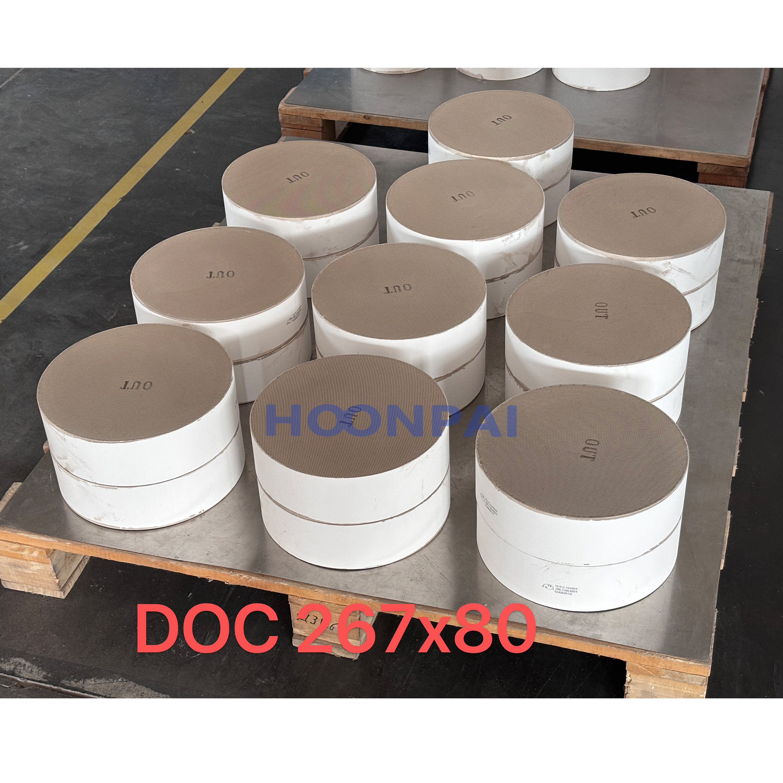 Cordierite DOC Ceramic Filter Catalyst for Diesel Engine Exhaust Purification System 