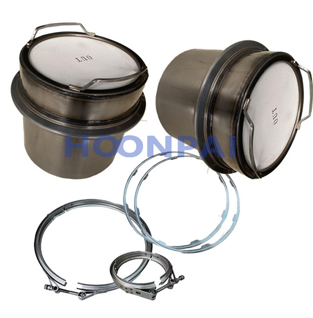 Euro 6 Exhaust Filter Ceramic Honeycomb Catalytic Converter Diesel Particulate Filters DPF for Volvo Truck 23386578, 23264525, 23172193