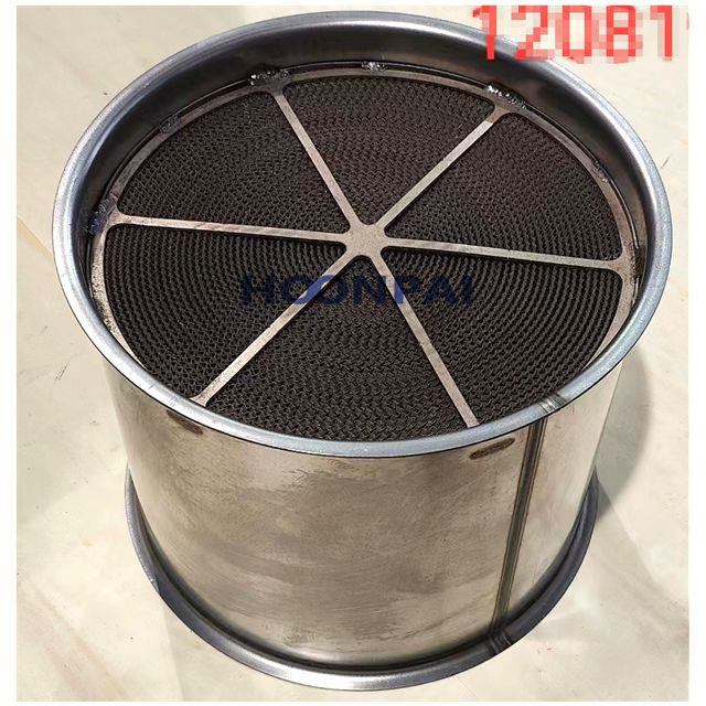 Exhaust System Metallic / Ceramic Filter Diesel Particulate Filter DPF POC Catalytic Converter Particle Oxidation Catalysts