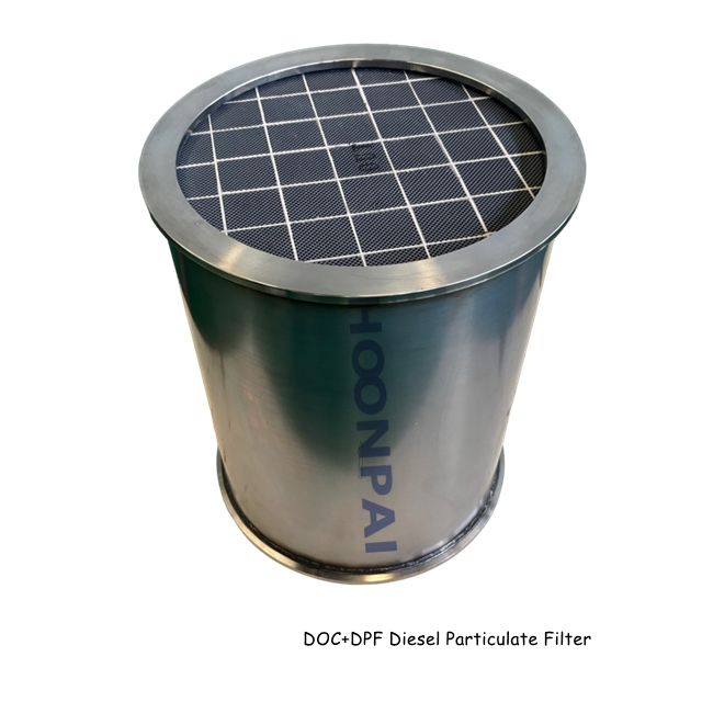 Exhaust System Diesel Particulate Filter Dpf+DOC System for Diesel Generator Purification System 