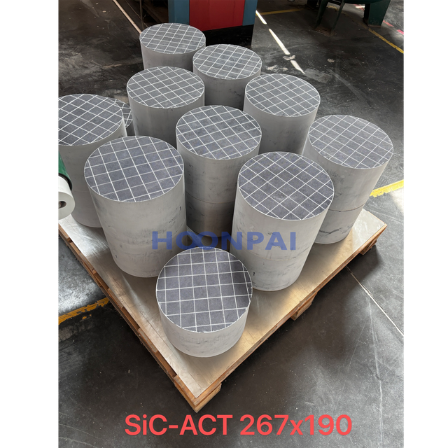 Auto Parts EURO VI SIC DPF Diesel Particulate Filter/Ceramic Honeycomb Catalytic Converters for Exhaust Purification System 