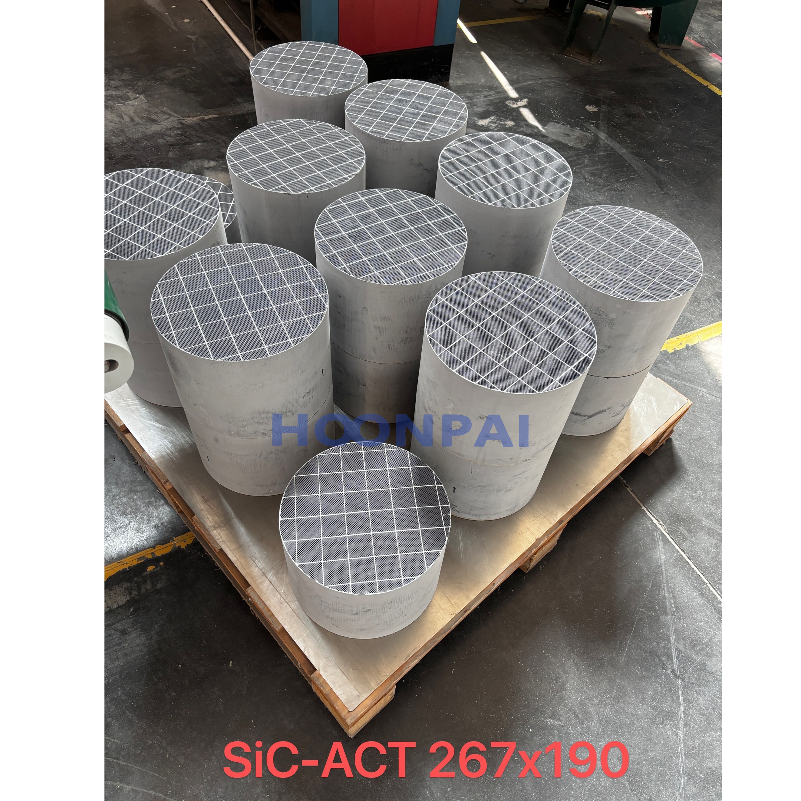 Euro6 SiC DPF Diesel Particulate Filter and Catalytic Converter for Cummins Truck Parts Exhaust System 