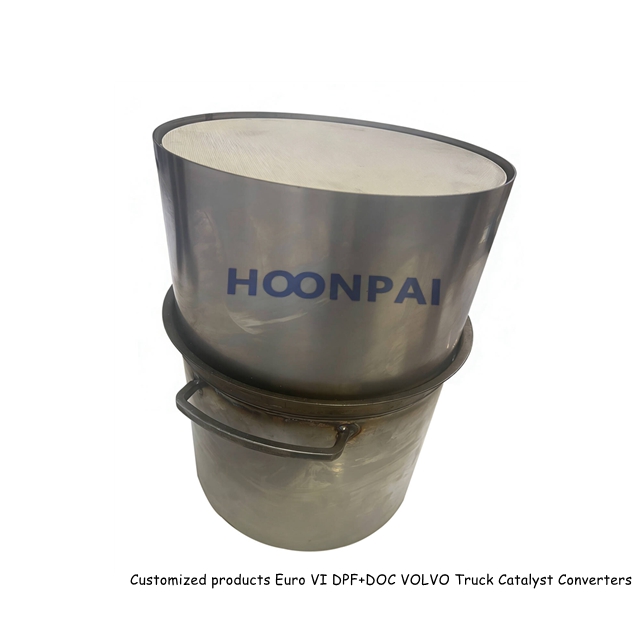 Euro6 Diesel Exhaust System DPF Catalyst/Catalytic Converters Ceramic Catalyst Converters/Diesel Particulate Filter used in Truck Parts OEM 5802372494 5801651188, 5801651189