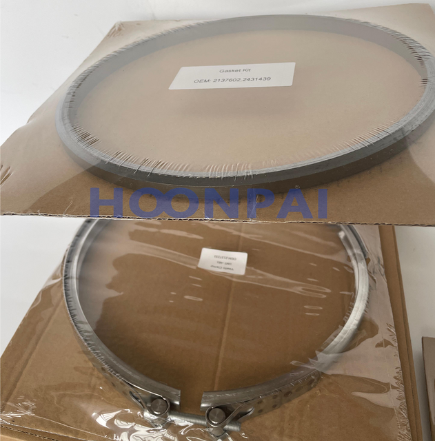 Euro 6 Diesel Filter Catalytic Converter Exhaust Gasket DPF Veefit Collar Clamp for Scania 2137602 2431439
