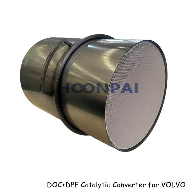 Euro5 DOC+DPF Catalyst Converter Exhaust System For Volvo B12M OEM:21089660 Catalytic Converter DPF Particulate Filter for 