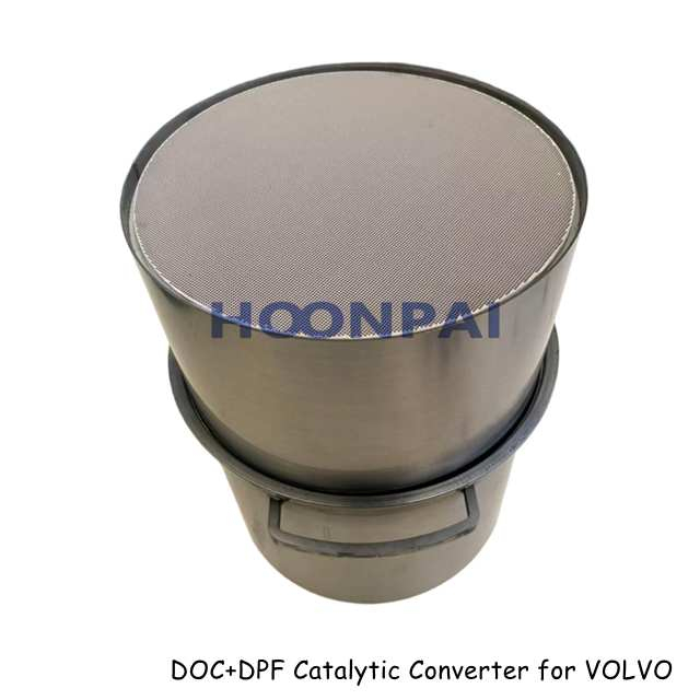 Euro5 DOC+DPF Catalyst Converter Exhaust System For Volvo B12M OEM:21089660 Catalytic Converter DPF Particulate Filter for 