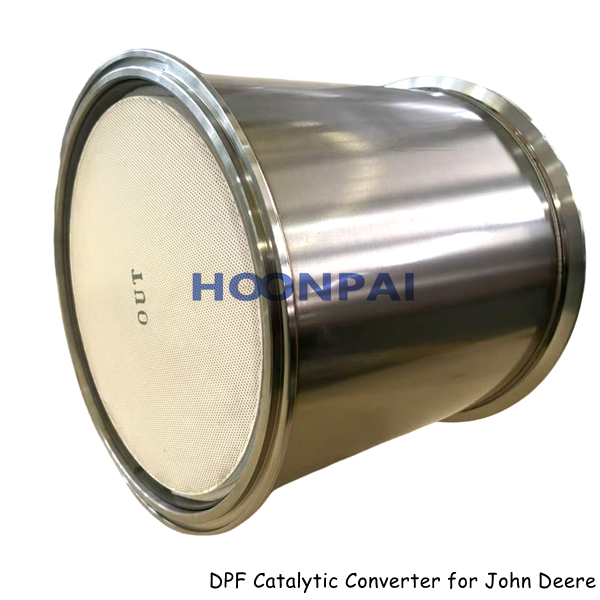 Euro6 DPF Diesel Particulate Filter Catalyst Converter for John Deere Catalytic Converter OEM：RE560421