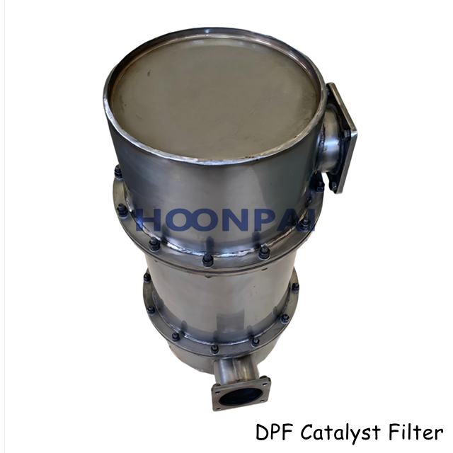 Heavy Duty Customized DPF+DOC Durable Catalytic Converter for generator sets Catalyst Converter