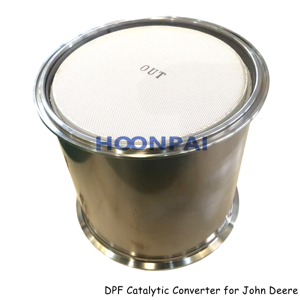 Euro6 DPF Diesel Particulate Filter Catalyst Converter for John Deere Catalytic Converter OEM：RE560421