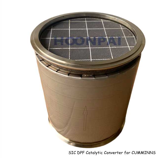 Auto Parts Euro6 SiC DPF Diesel Particulate Filter Exhaust for Cummins/scania/daf Catalytic Converter 1961522, 1961522R, 2137443, 2137443R, 2274555, 5296249, 574223