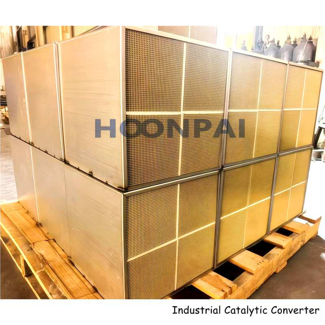 Catalytic Converter and Industrial SCR catalyst for NOx reduction Catalyst Converter Filter with Metal Shell Catalyst Carrier