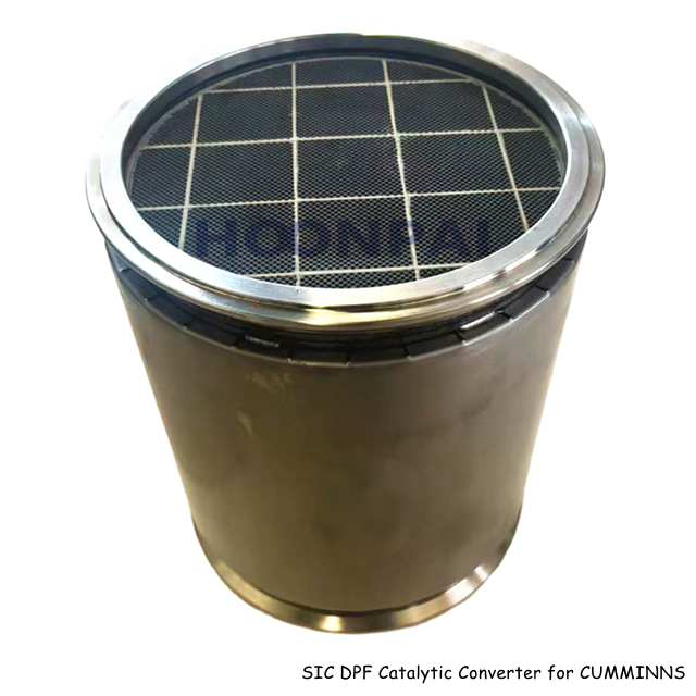 Auto Parts Euro6 SiC DPF Diesel Particulate Filter Exhaust for Cummins/scania/daf Catalytic Converter 1961522, 1961522R, 2137443, 2137443R, 2274555, 5296249, 574223